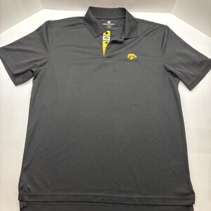 University of Iowa Hawkeyes Golf Polo Shirt Men's‎ Size Lg Levelwear